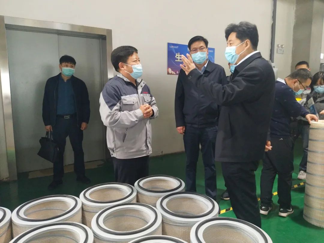 市委常委、市紀委書記、市監委主任張浩一行蒞臨利菲爾特指導工作